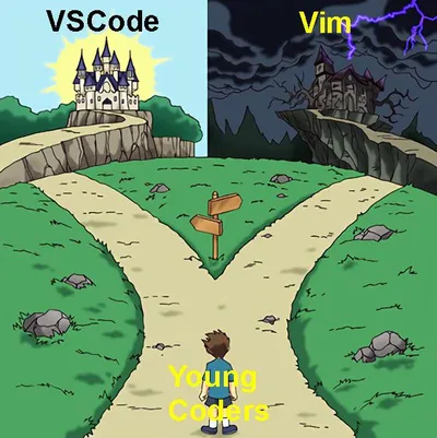 vscode-vs-vim-young-coders